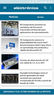 Revista Española de Electrónic android App screenshot 0